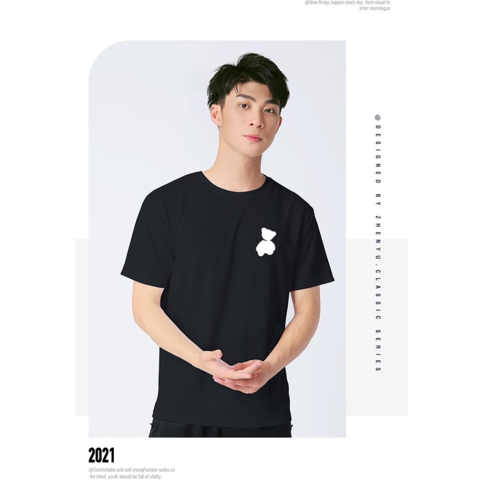 🍄Áo Phông Nam Nữ 🍄Áo Thun Tay Ngắn Cổ Tròn In Hình Gấu Cá Tính Chất vải Đẹp 100% COTTON | BigBuy360 - bigbuy360.vn
