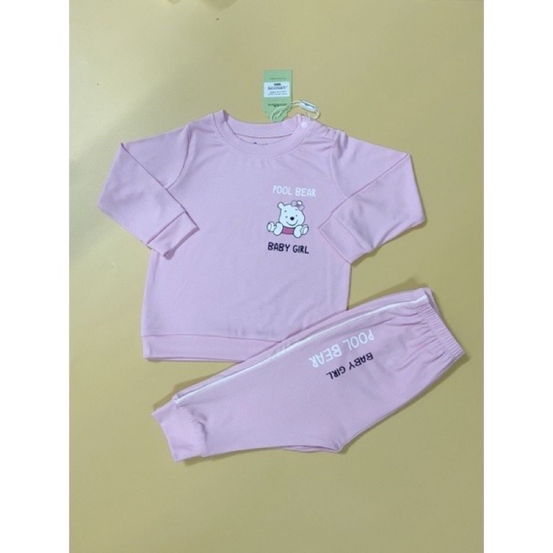 GOOD MAMA - bộ dài tay cho bé vải sợi tre mềm mại cho bé hãng GOODMAMA