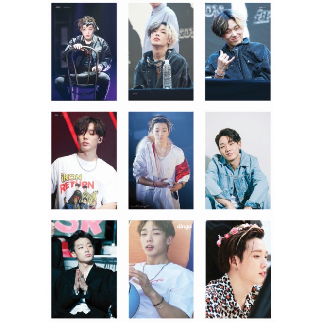 Lomo card ảnh IKON - BOBBY full 63 ảnh