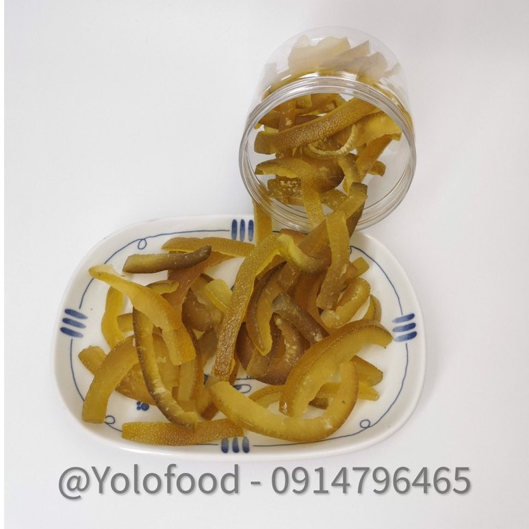 Bưởi vỏ sấy dẻo 50/ 200g (Khô bưởi dẻo tự nhiên ít ngọt) [Hàng tại xưởng sản xuất] | BigBuy360 - bigbuy360.vn
