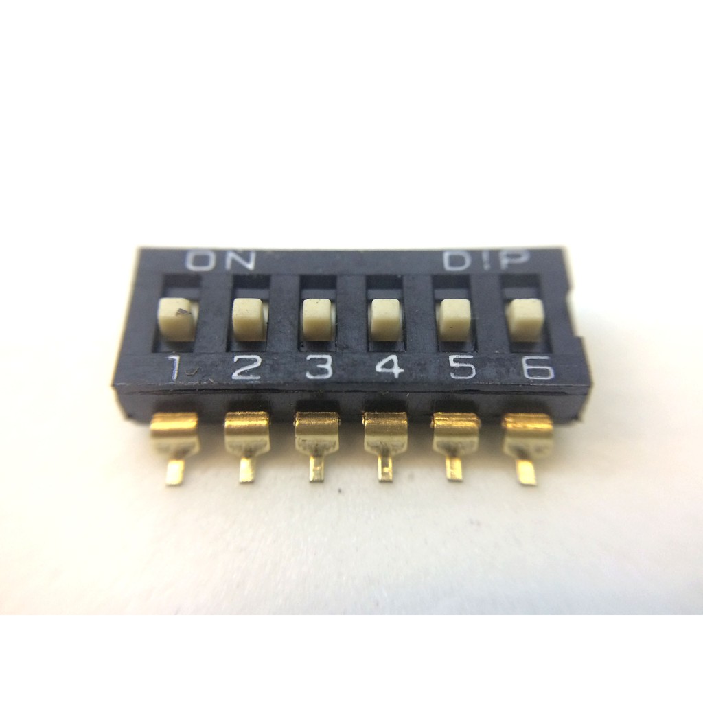Công tắc gạt 6 nút mini 3 cái