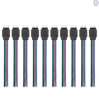 Bộ 10 dây nối dài rgb 4 pin cho dây đèn led