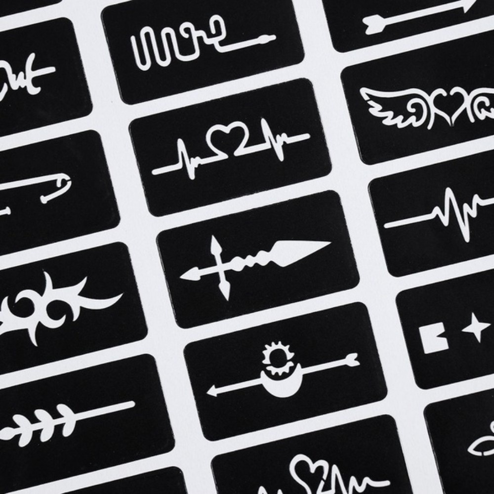 Bộ 105 Khuôn Hình Xăm Tạm Thời Cho Cơ Thể