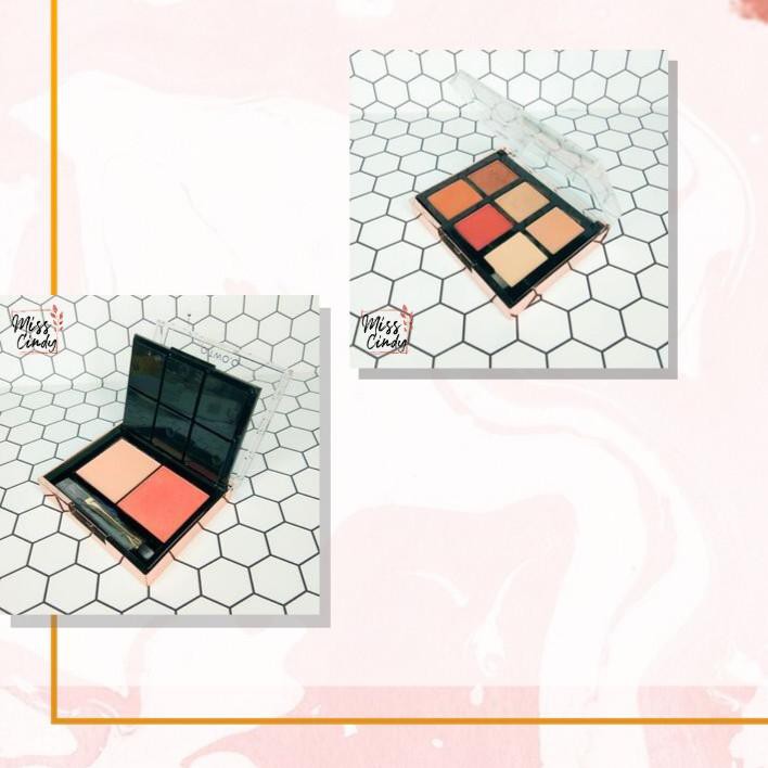 (hàng Mới Về) Bảng Phấn Mắt + Phấn Má Hồng Lấp Lánh O.two.o 33