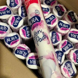 BÔNG TẨY TRANG AURA 150 miếng