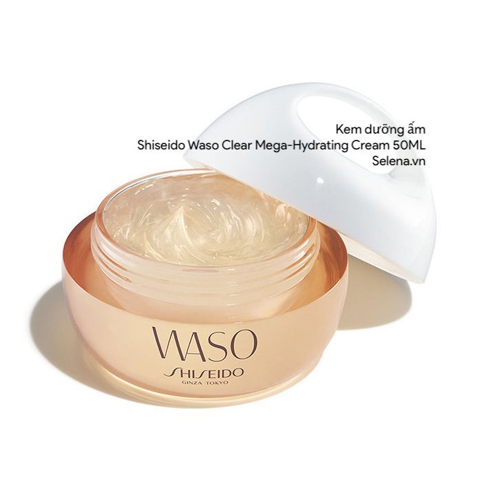[CHÍNH HÃNG] Kem dưỡng ẩm Shiseido Waso Clear Mega-Hydrating Cream 50ML