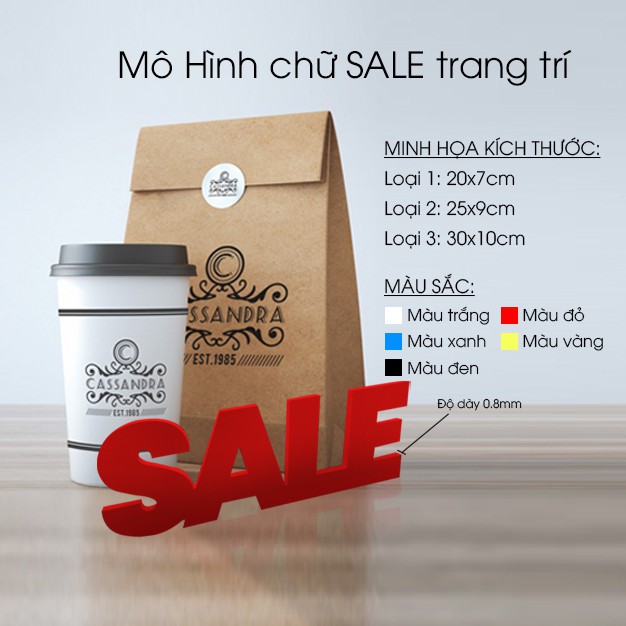 Bảng Sale | Mô hình Sale Trang trí_MẪU 1