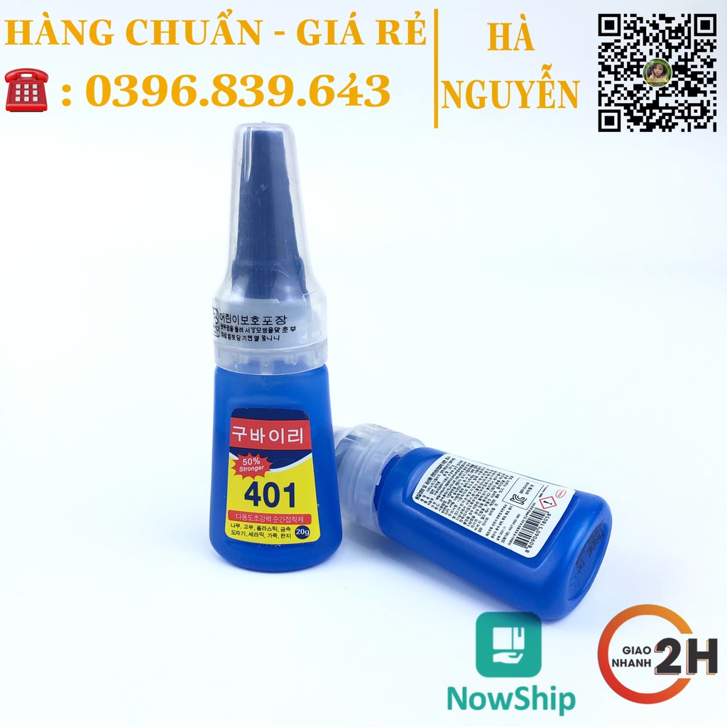 [ HÀNG CHUẨN ] KEO 401 - KEO DÁN MÓNG, ĐÍNH ĐÁ SIÊU CHẮC