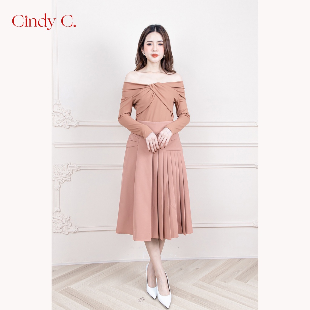 Áo trễ vai tay dài Felicia CINDY C 950