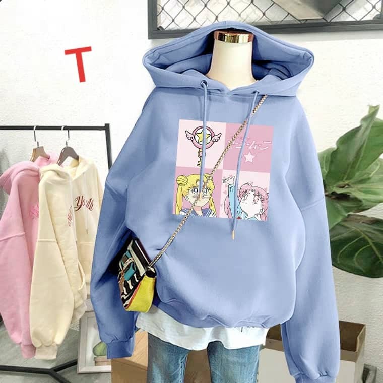 [FREESHIP ĐƠN TỪ 50K] Áo hoodie thủy thủ mặt trăng DTR1119