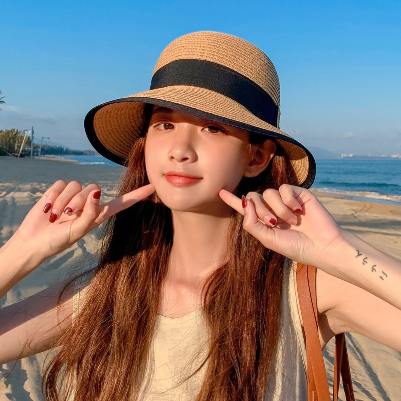 Nón Cối Đi Biển Chống Nắng Thời Trang Mùa Hè Cho Nữ