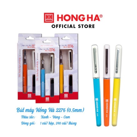 Bút máy nét hoa Hồng Hà 2276