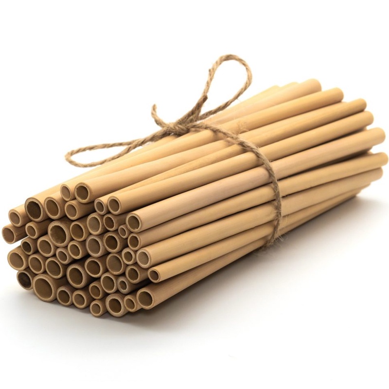 2 Ống Hút Tre Ống Hút Tre - An Toàn Sức Khỏe - Thân Thiện Môi Trường - SNF BAMBOO AND CRAFT