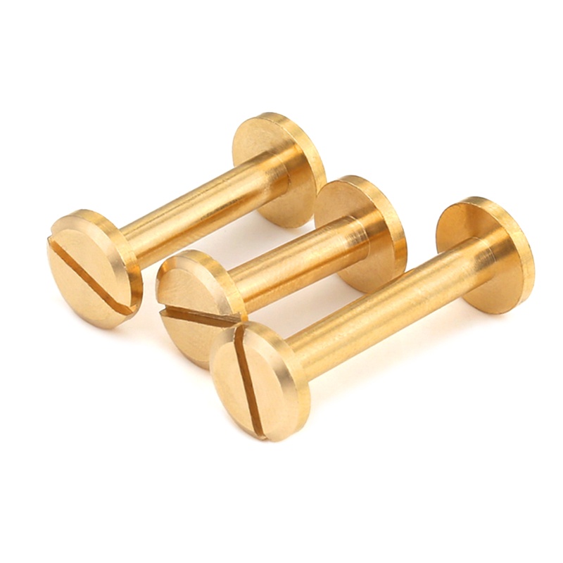 Bộ Tua Vít Đầu Dẹt Bằng Đồng Thau Chuyên Dụng Sửa Chữa Đồ Da