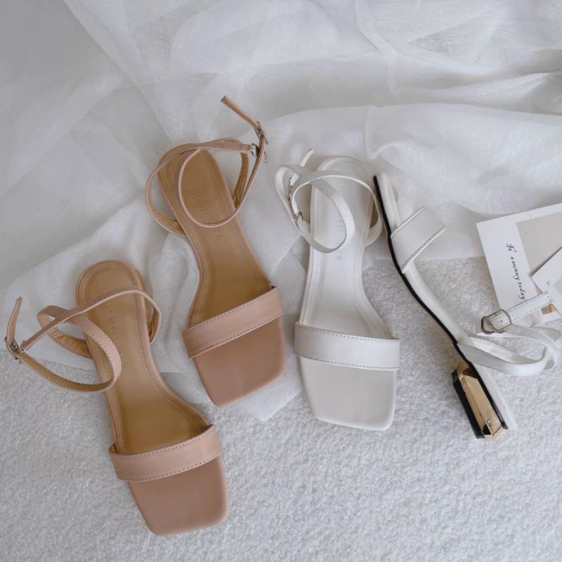 Sandal bigsize bảng 2p gót mạ vàng size 35-45