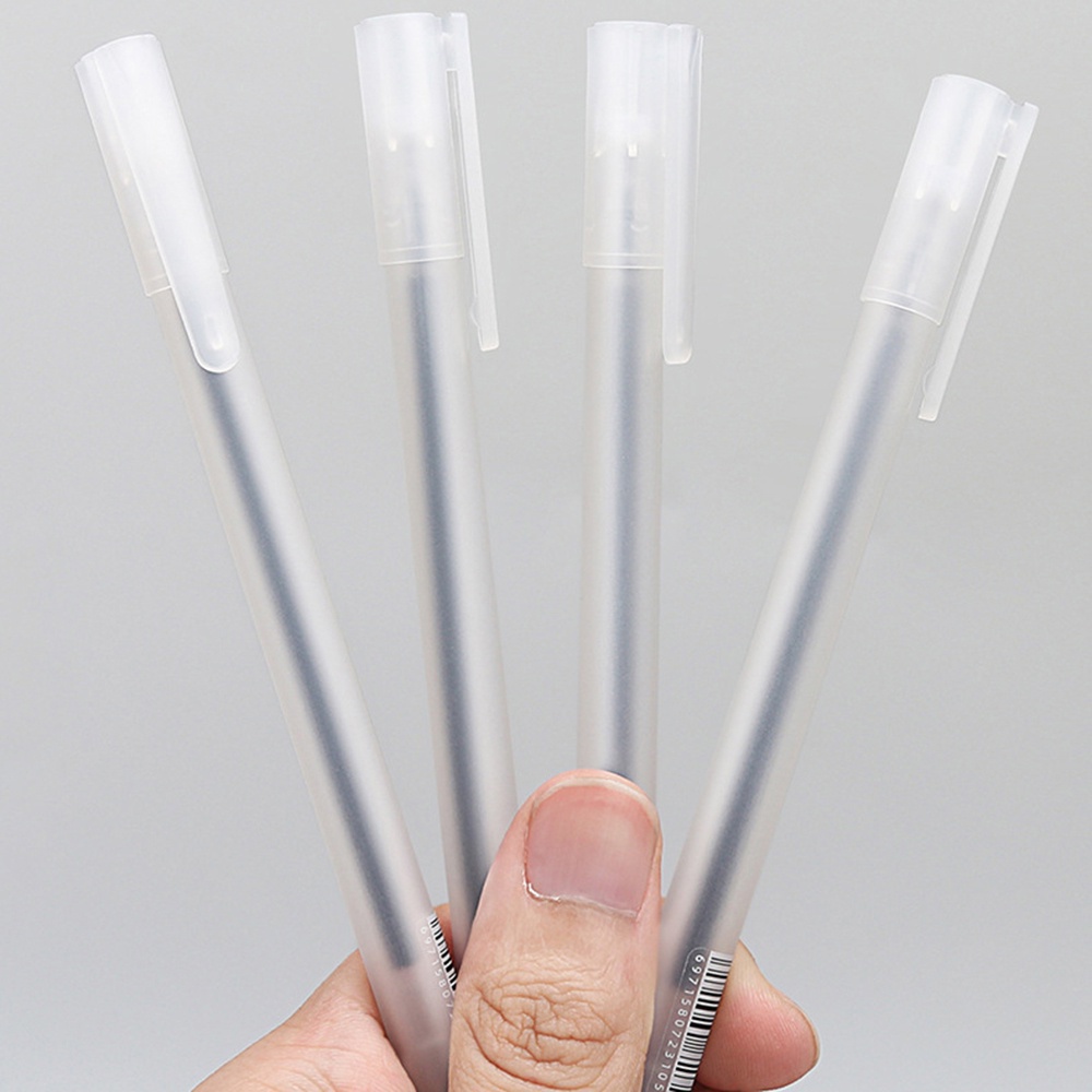 1 Bút Mực Gel 0.5mm Vỏ Màu Đỏ Và Đen Kiểu Dáng Sang Trọng