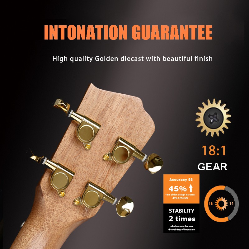 Acouway ukelele Ukulele soprano/Concert/tenor Ukulele ukelele 21/23/26Inch mahogany guitar ukalele guitar uku mahogany top Japan Carbon string 18:1 Machine head High Quality guitars Instrument Hawaii Small Guitar Easy learn