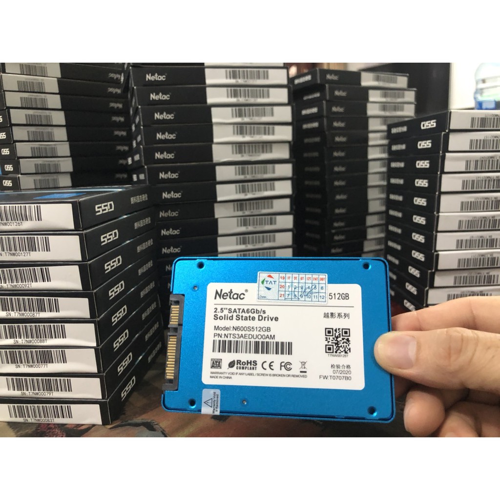Ổ Cứng SSD Netac 512GB 2.5 inch SATA3 6Gb/s BH 36 tháng 1 đổi 1