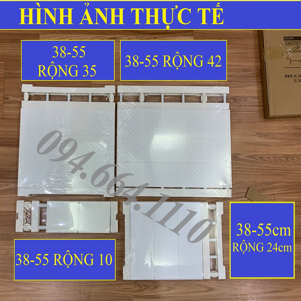 (HT) Tấm ngăn chia tủ quần áo - tủ bếp BẢOHÀNH1ĐỔI1 không cần khoan dòng CAO CẤP (HSN)