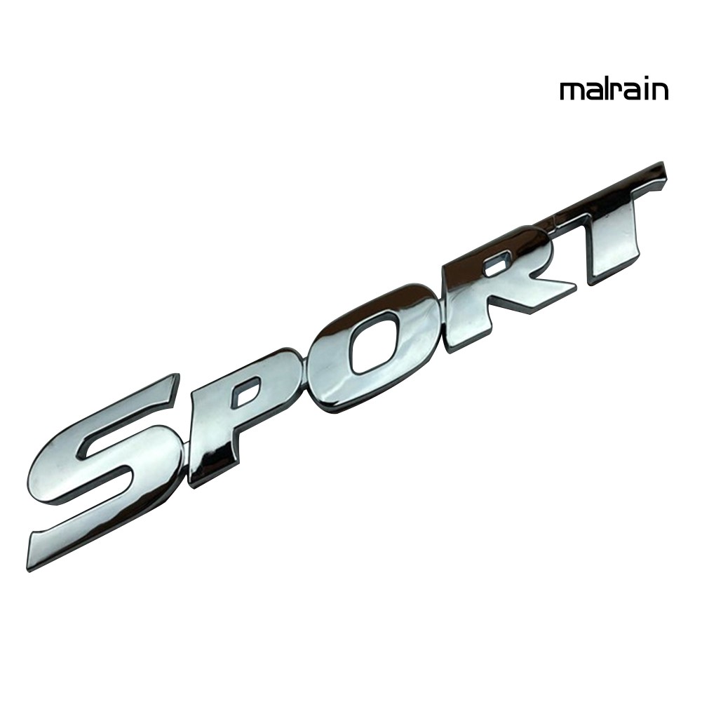 Nhãn dán trang trí xe hơi chữ SPORT 3D cho Toyota Highlander HONDA