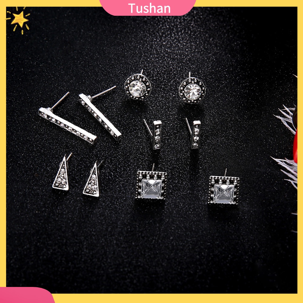 Set 5 cặp hoa tai phong cách boho thời trang cho nữ