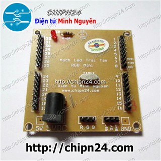 [1 CÁI] (B95) Mạch Led Trái tim RGB 32 Led 89S52