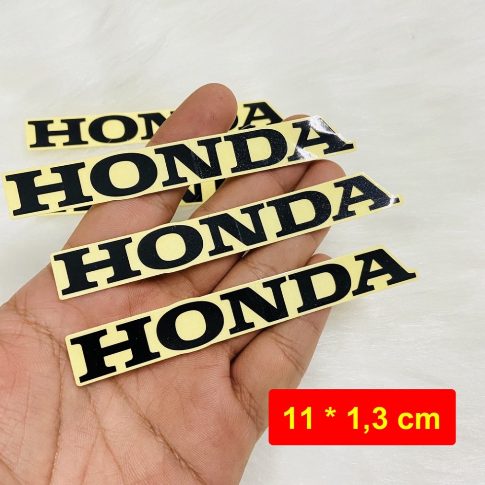 Tem logo HONDA đủ kích cở sử dụng dán mặt nạ, cánh bửng, mu rùa xe WAVE, VARIO, AB, CICK THÁI, VISION