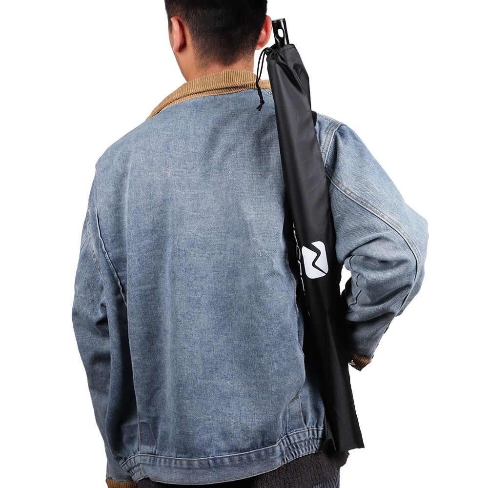 Túi Đựng Gậy Leo Núi Bằng Vải Oxford Màu Đen Dài 70cm Chống Thấm Nước Kèm Dây Đeo Và Túi Đựng Tiện Dụng