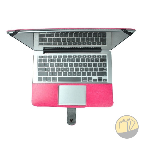 Bao da bảo vệ PU Leather Macbook 15.4", 13", 12", 11.6" dạng quyển sổ | BigBuy360 - bigbuy360.vn