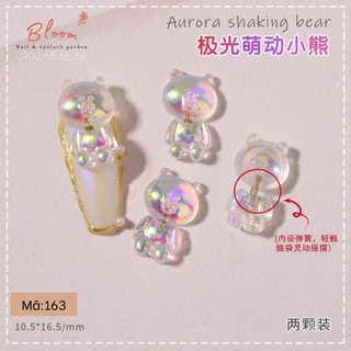 Charm gấu đầu lắc lư