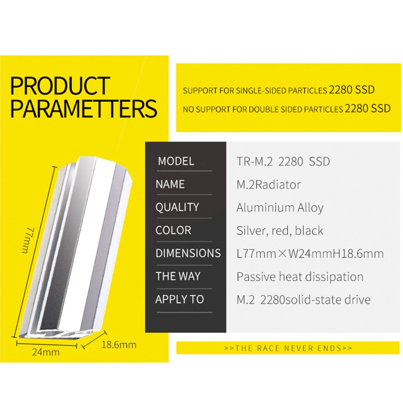 Tấm Tản Nhiệt Ssd Cho Máy Tính M.2 2280 Ssd | BigBuy360 - bigbuy360.vn