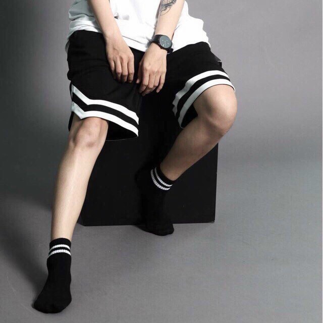 HOT  Quần short thể thao hoạ tiết chữ JUNIOR COMPANY đủ màu chất liệu nỉ da cá cao cấp thoáng mát phù hợp cho nam nữ