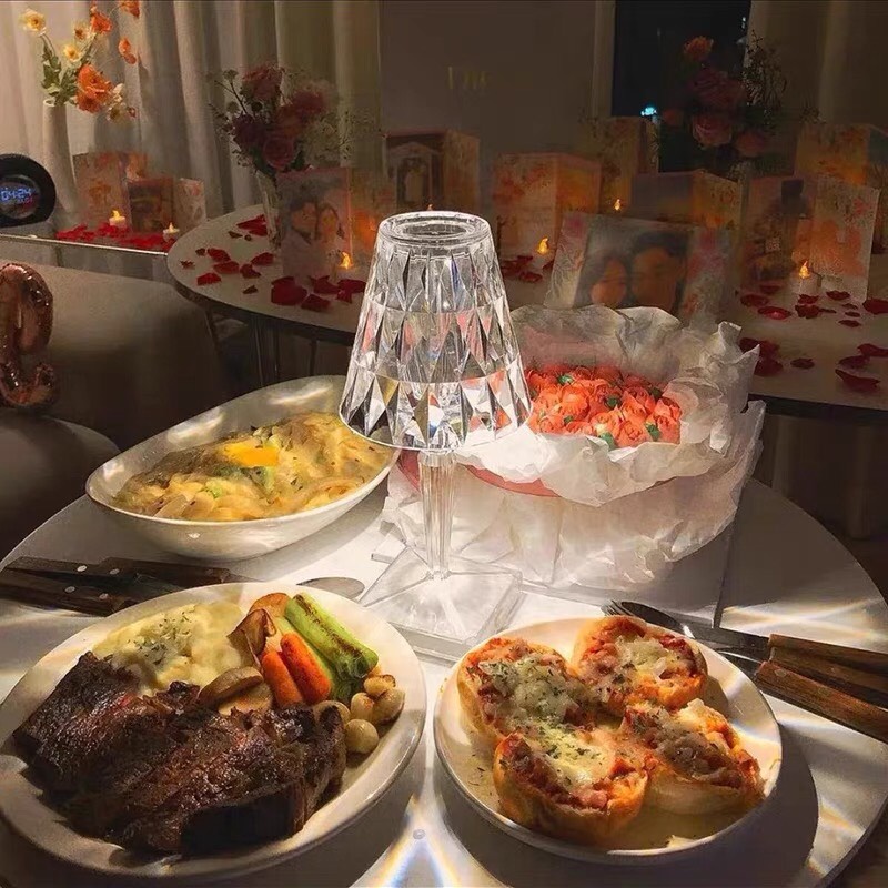 ĐÈN NGỦ MICA GIẢ PHA LÊ CAO CẤP KẾT HỢP TRANG TRÍ PHÒNG GIÁ - BẢO HÀNH 12 THÁNG