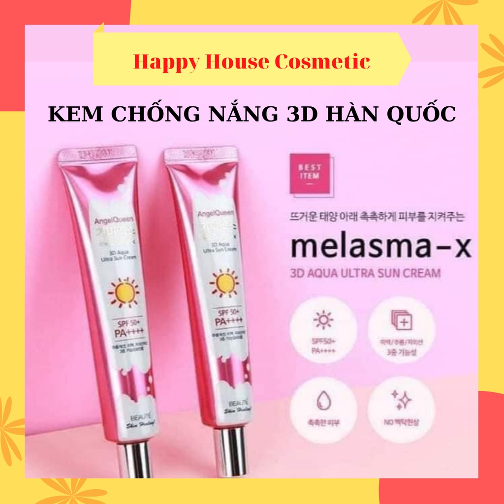 Kem chống nắng Melasma-x 3D Aqua Ultra Suncream