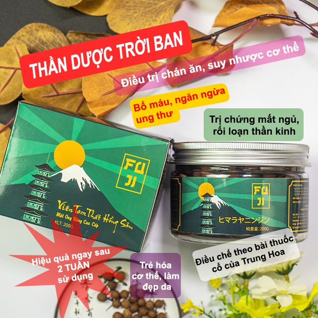 [Chính Hãng] Viên Tam Thất Hồng Sâm Mật Ong Rừng Cao Cấp FUJI 200G, Bí Truyền Nhật Bản. Đã Công bố Chất lượng | BigBuy360 - bigbuy360.vn