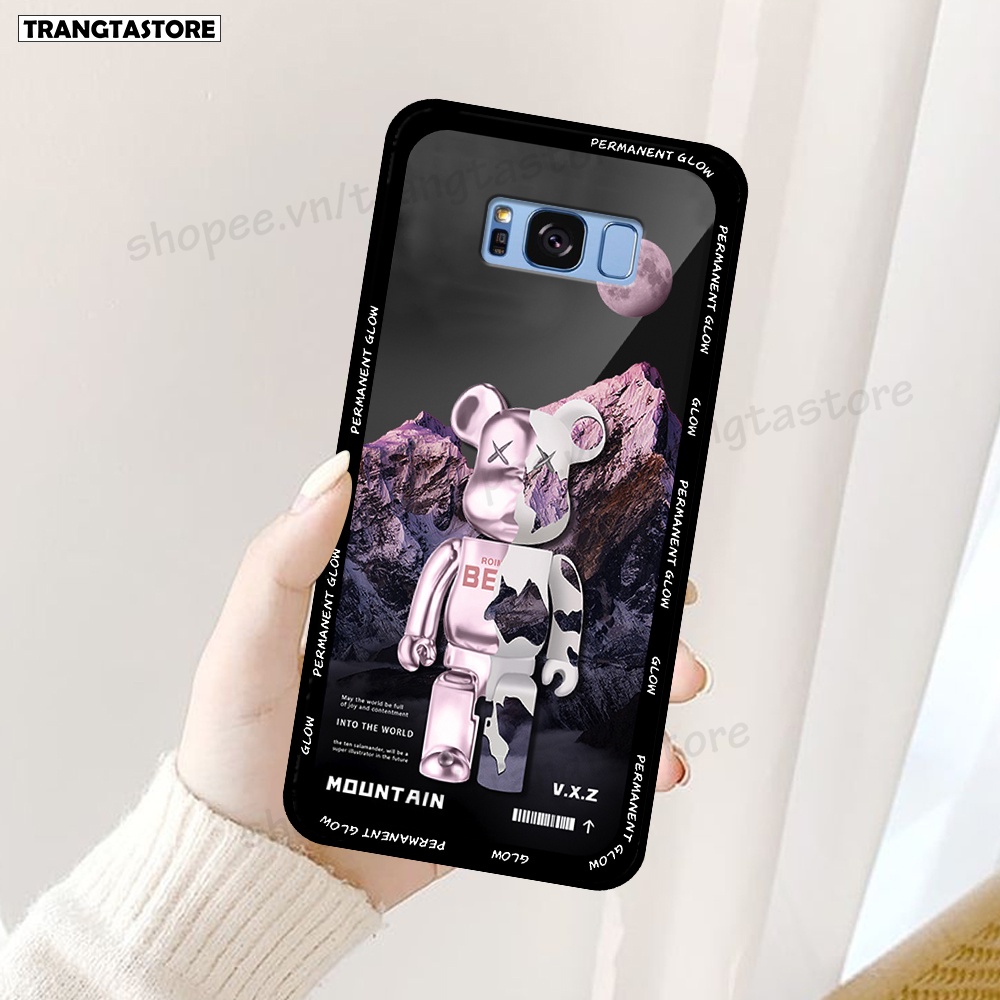 Ốp lưng Samsung S8 / S8 Plus / S8+ in hình gấu Bearbrick,Mountain,xanh,đen,đỏ giá rẻ