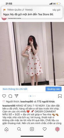 VÁY 2 DÂY CHẤT COTTON