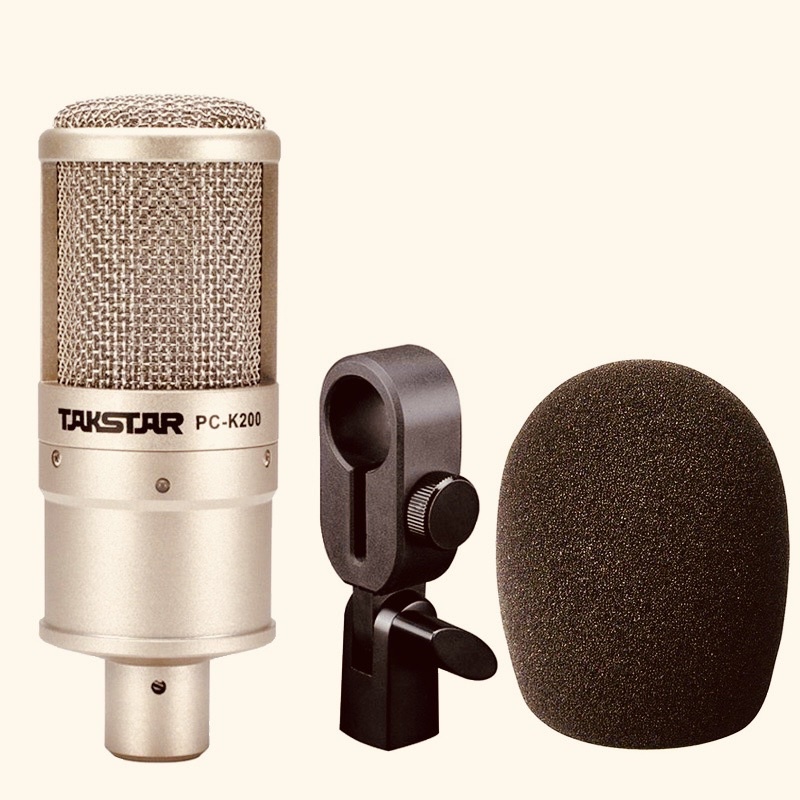 Micc thu âm livestream Takstar PC-K200 chuyên nghiệp  12 tháng