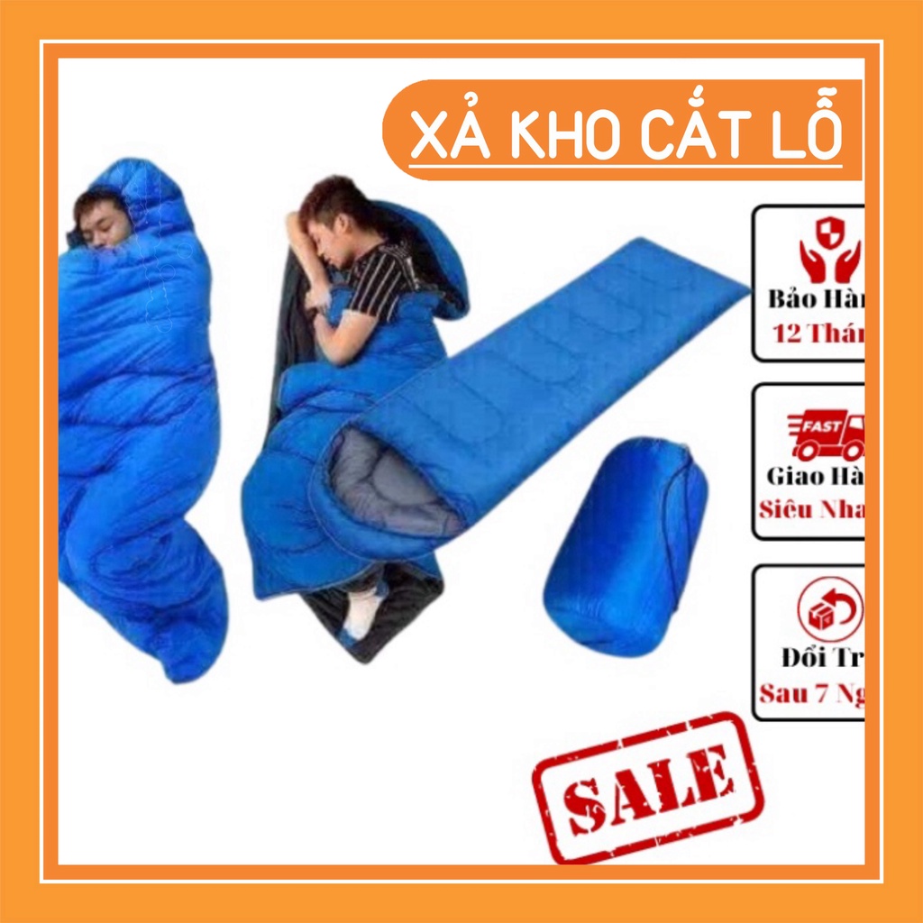Túi ngủ văn phòng siêu ấm,dã ngoại, du lịch ngoài trời, đi phượt nhỏ gọn dễ dàng gấp gọn, giữ nhiệt tốt 💖 - MTT Mart