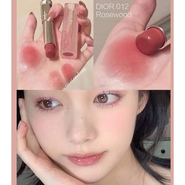 Bản mới 2023 - Son dưỡng DIOR ADDICT LIP GLOW màu 12 Rosewood - LAMII BEAUTY