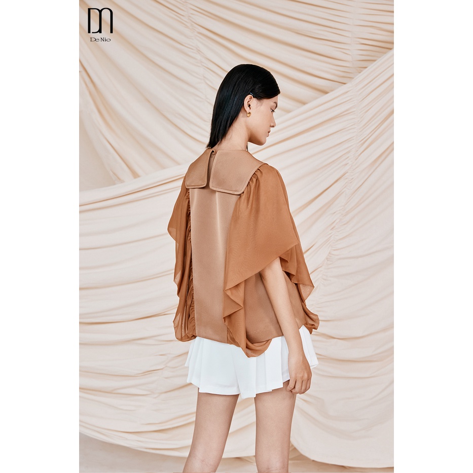 DeNio - Áo sơ mi tay nhún bèo