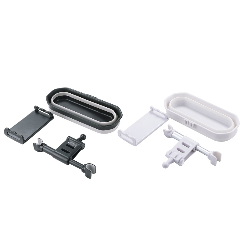 Giá Đỡ Điện Thoại / Máy Tính Bảng Gắn Sau Lưng Ghế Xe Hơi Kèm Hộp Đựng Sắp Xếp Gọn Gàng