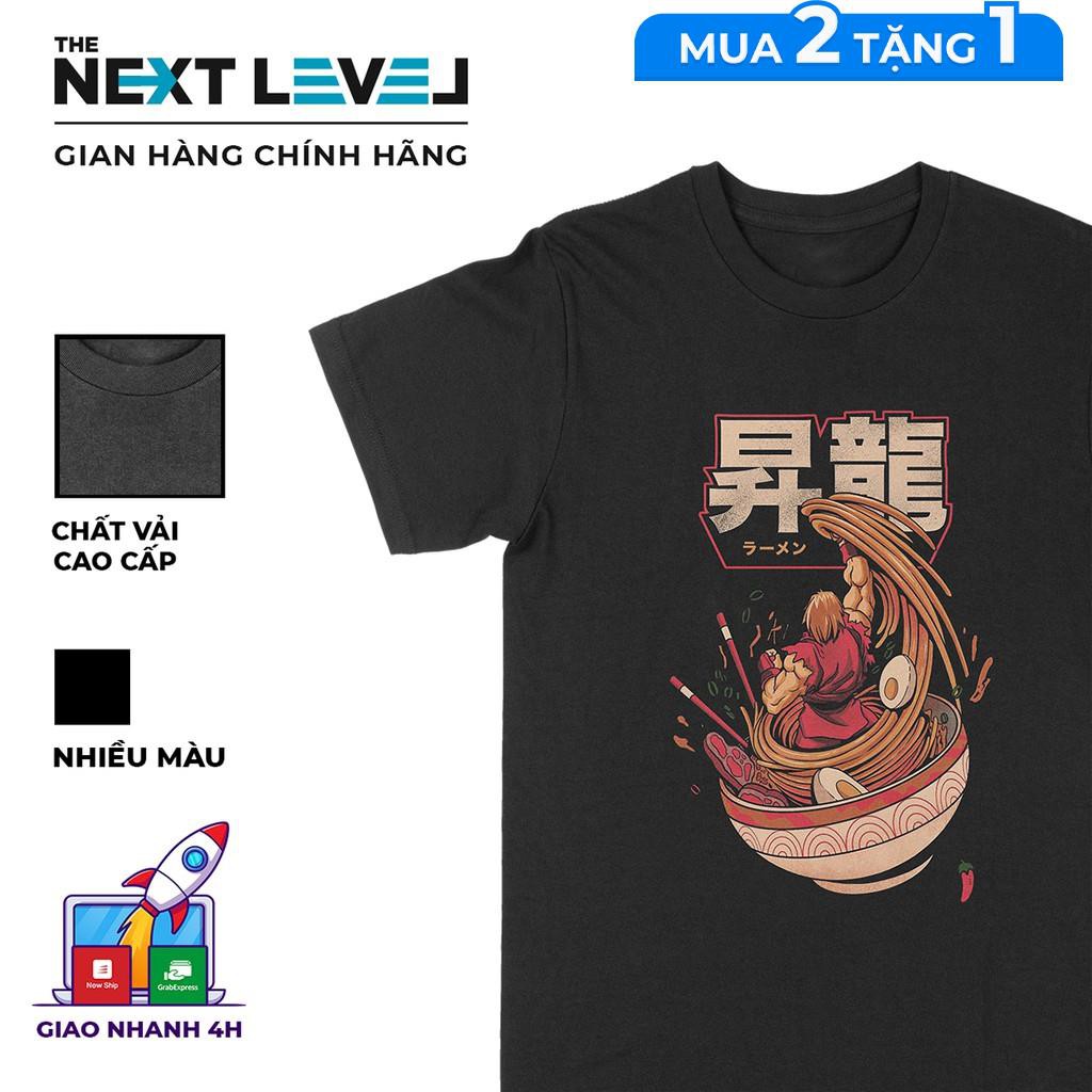 Áo thun Shoryuken Ramen - Street Fighter Unisex THE NEXT LEVEL, Cotton 100% nam nữ - BT0071