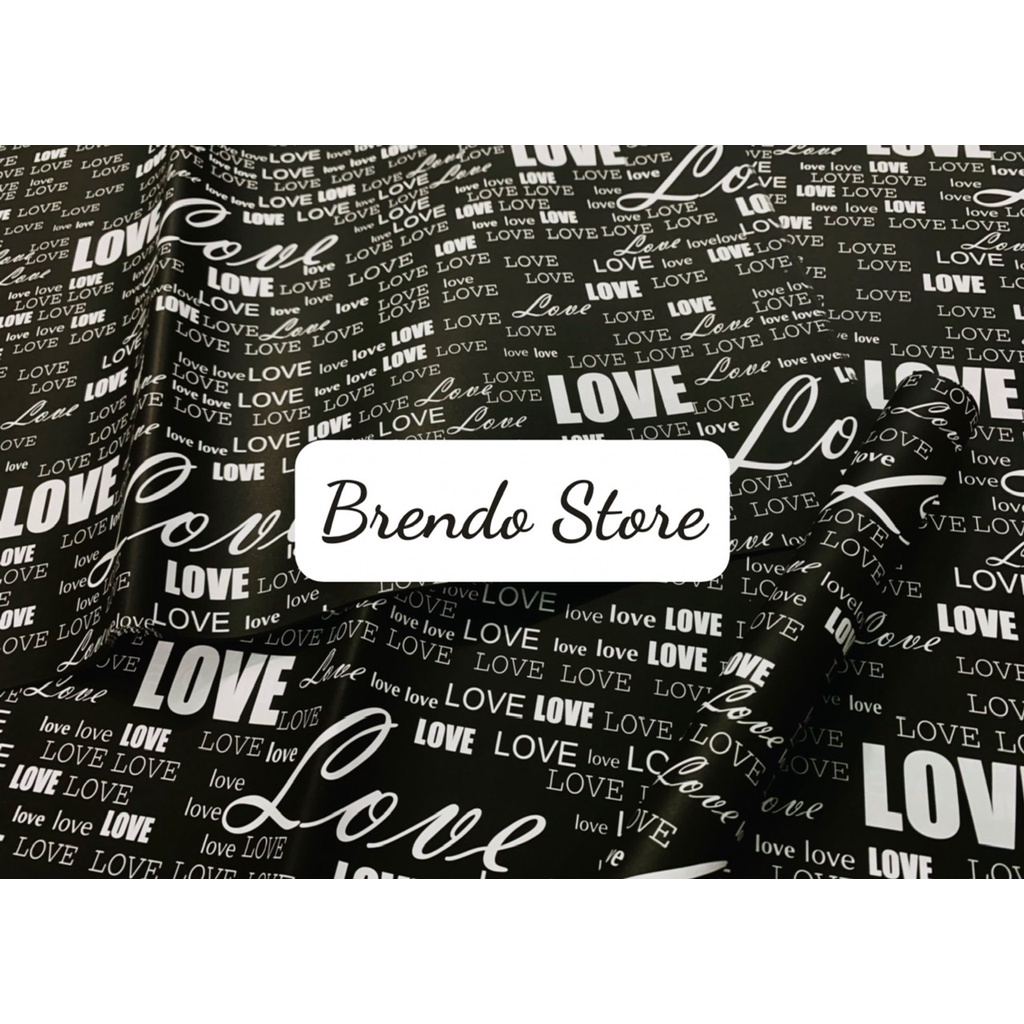 Sỉ Giấy gói quà, bao tập, gói hoa nền màu bóng &amp; lụa cực sang - xấp 50 tờ - Brendo Store