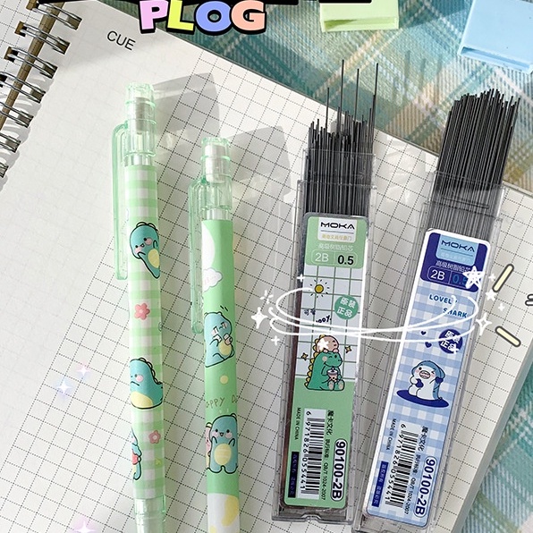 Hộp Đựng Bút Chì Cỡ Lớn Bằng Nhựa Resin Họa Tiết Hoạt Hình Dễ Thương