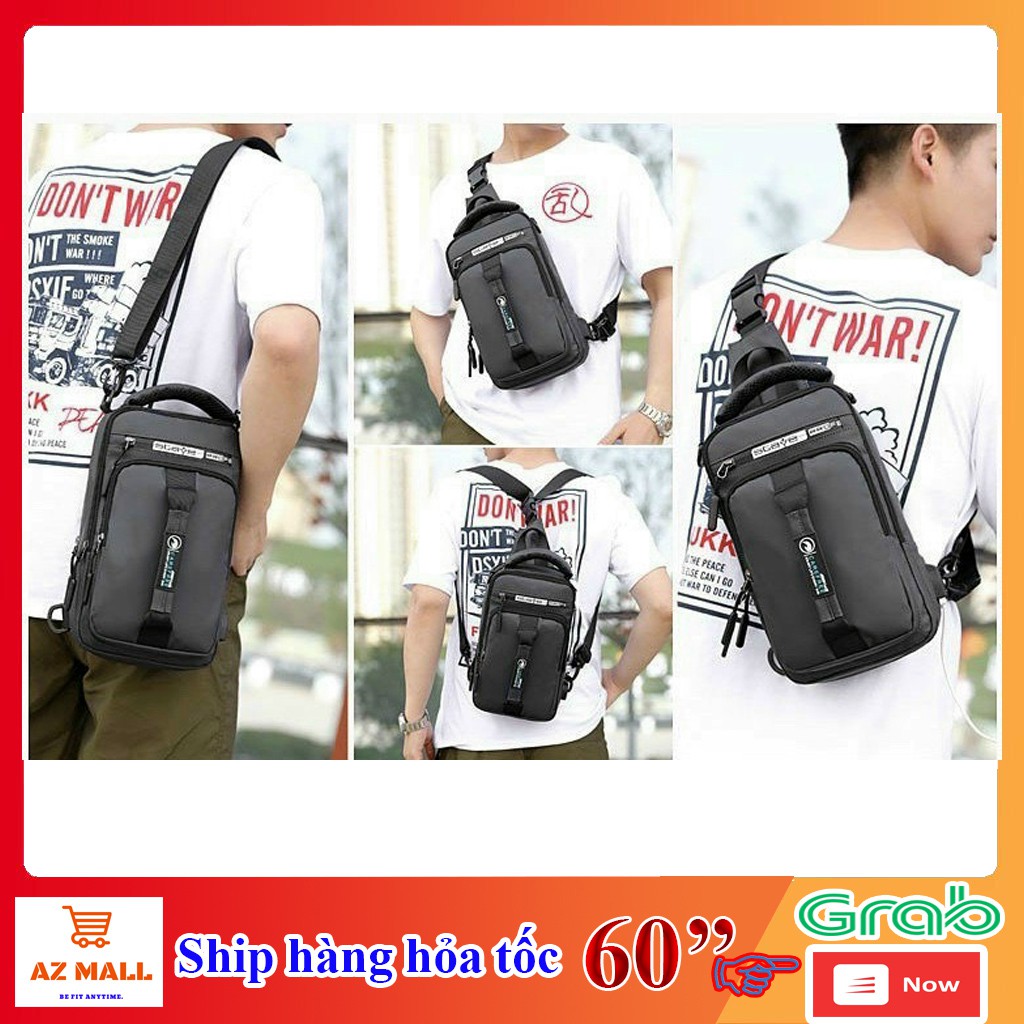 Túi Đeo Chéo Nam Kiêm Balo Thời Trang Bền Đẹp Trống Bụi Trống Nước