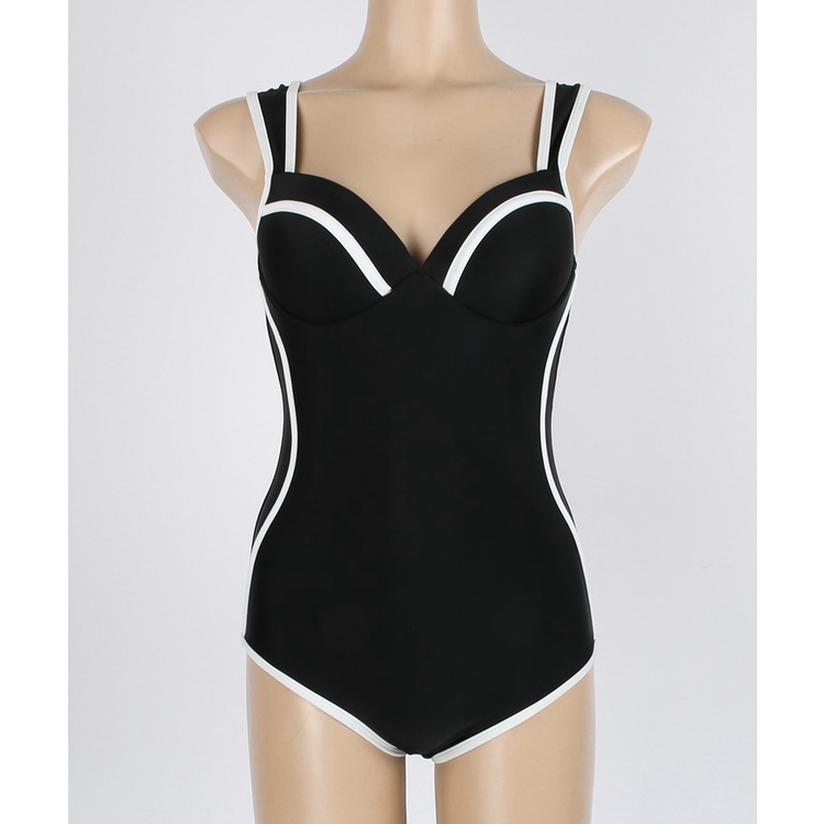 Bộ đồ bơi nữ liền mảnh sọc màu chất thun lạnh đẹp