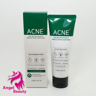 Sữa Rửa Mặt Some By Mi AHA-BHA-PHA 30 Days Miracle Acne Clear Foam