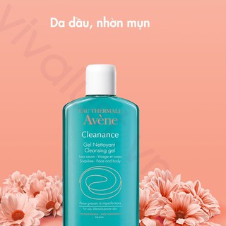 Gel Rửa Mặt Avene Cho Da Dầu Mụn Cleanance