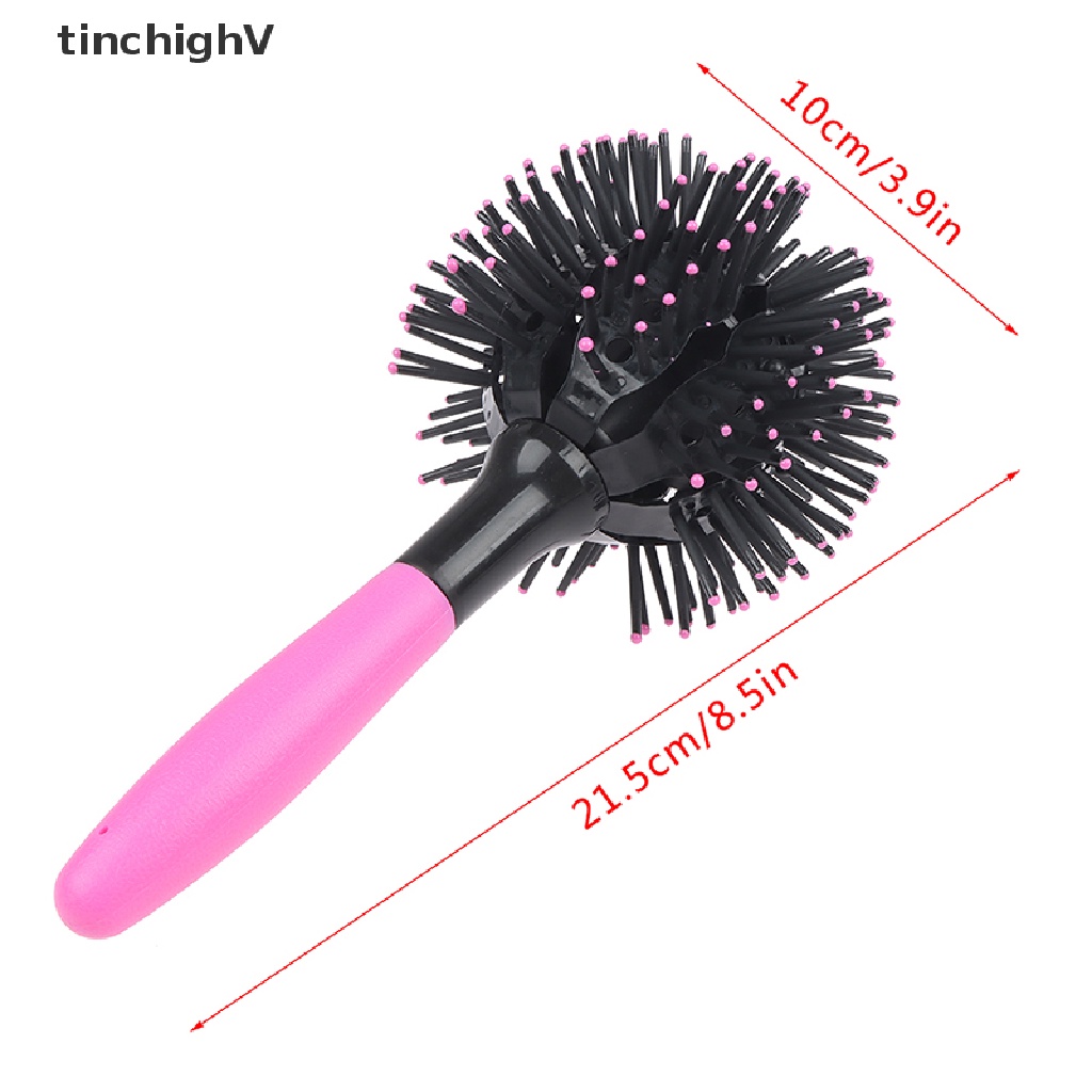 [Hàng mới về] Lược 3D kiểu bóng tròn 360 độ massage tóc